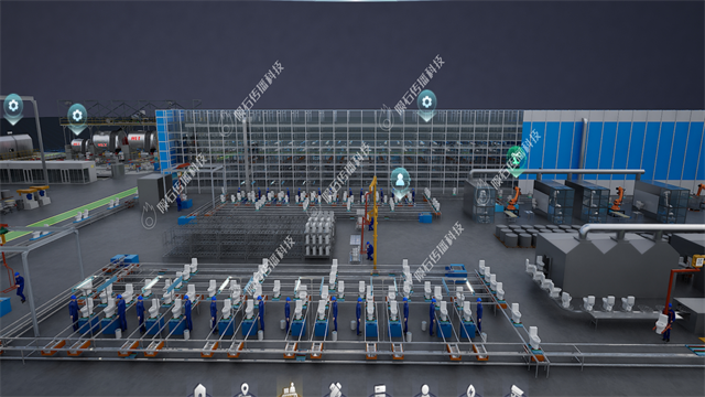 卫浴马桶3D仿真工厂